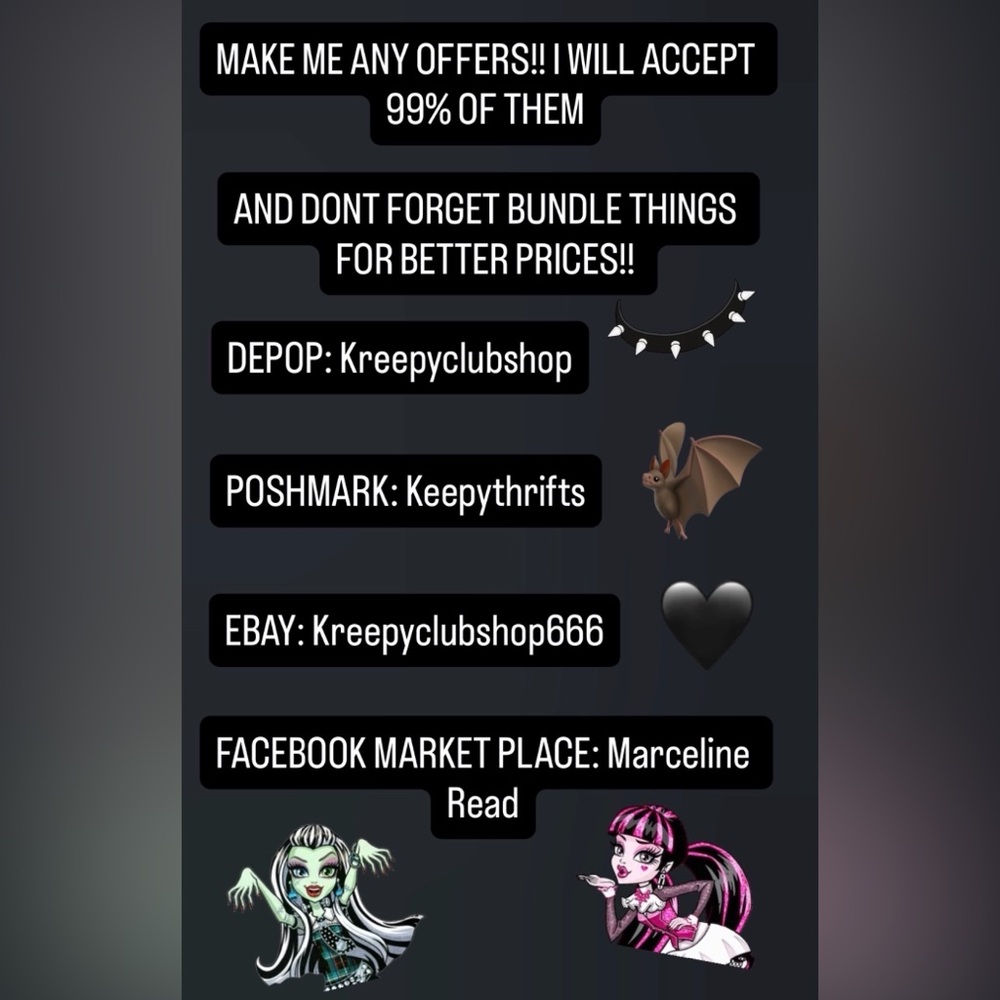 MAKE OFFERS & BUNDLES!